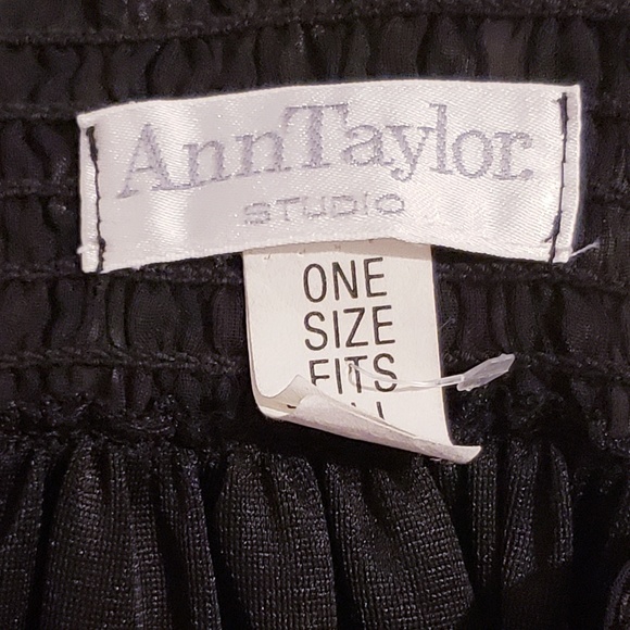 NWOT ANN TAYLOR Pleated Smocked Waist Skirt - Picture 5 of 5
